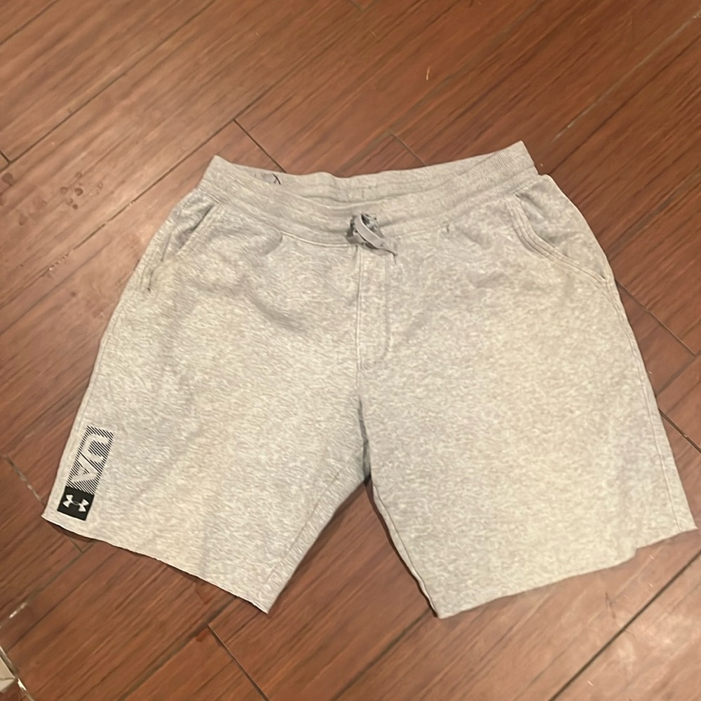 Under Armour Men's XL Rival Terry Gray Shorts